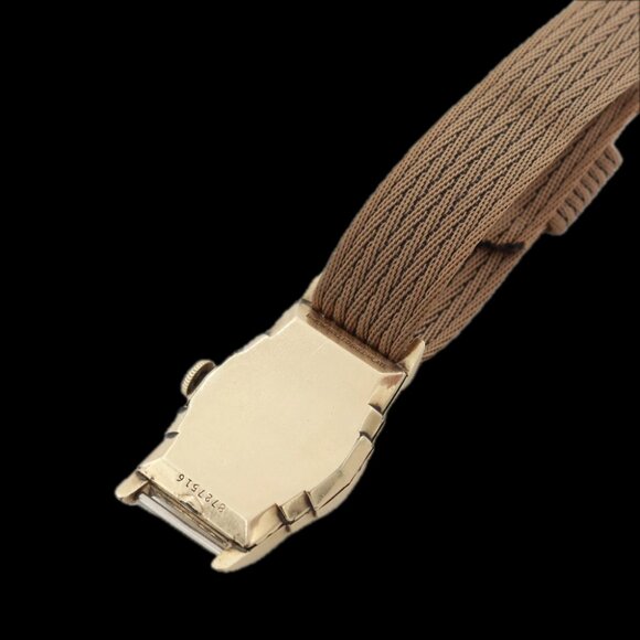 Vintage Bulova Stepped Deco Men's Mechanical Wristwatch 10 AE USA 10k RGP - Picture 3 of 5